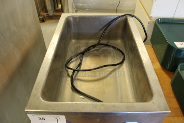 American Permanent Ware Model CW-2A Stainless Steel Commercial Countertop Food Warmer. 120 Volts, 1 Phase. 14.5x23x10. (Room 130) - Image 3 of 6
