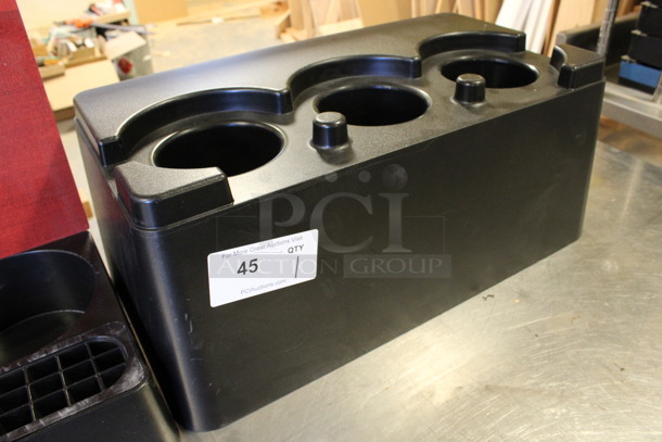 Black Poly Countertop Stand. 23x12x10. (Room 130) - Image 2 of 3