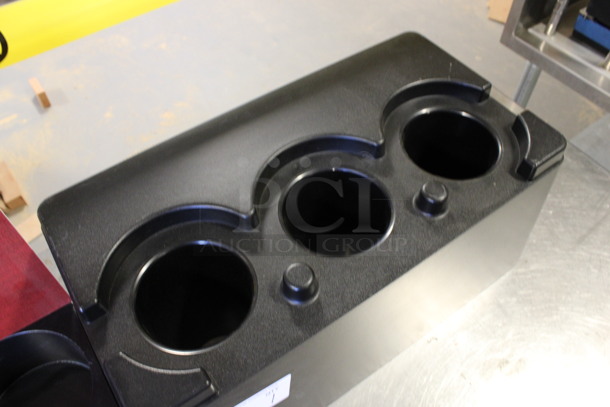 Black Poly Countertop Stand. 23x12x10. (Room 130) - Image 3 of 3