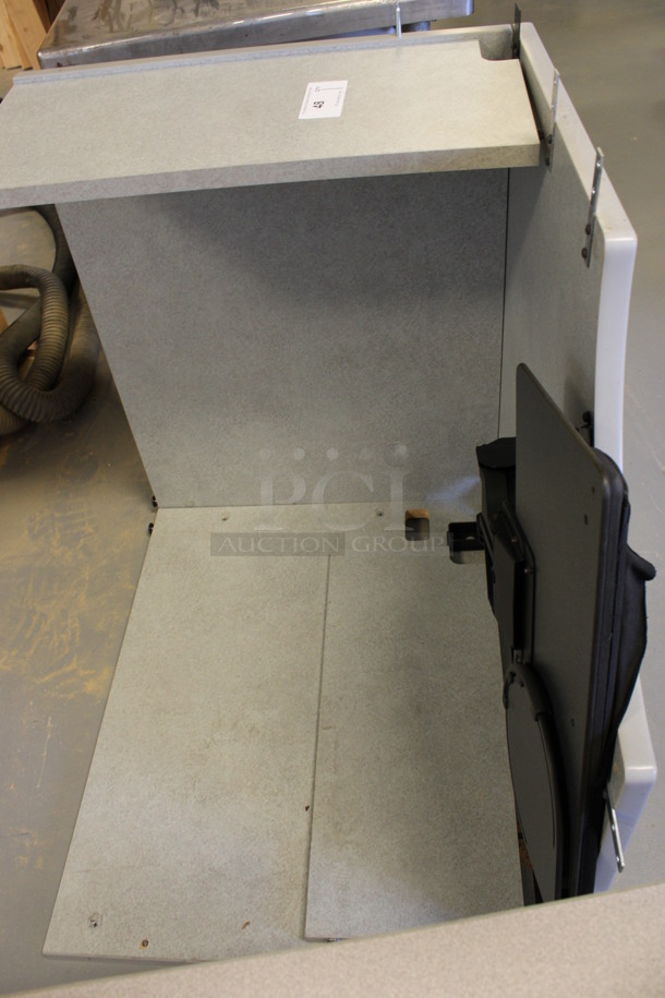 Gray Corner Desk. 36x36x30. (Room 130) - Image 5 of 5