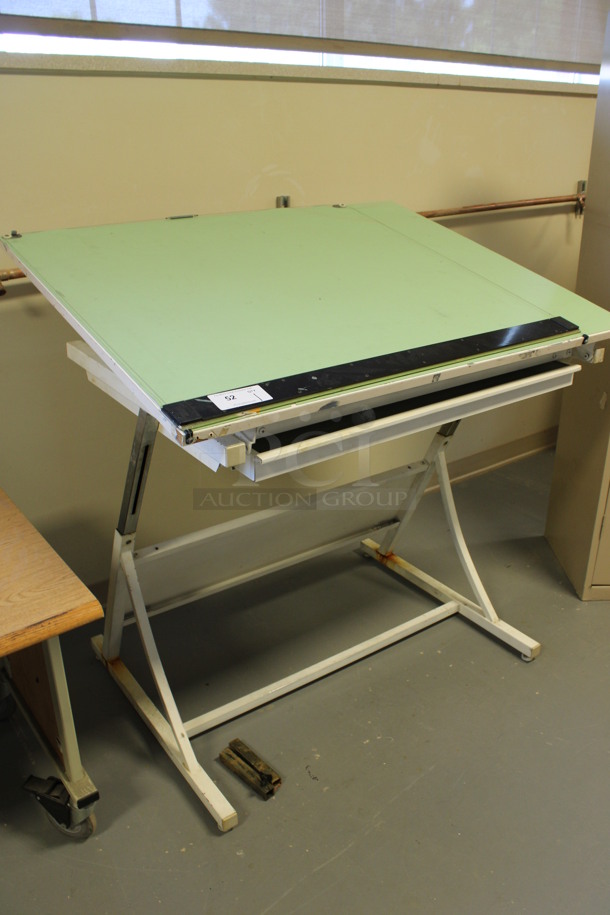 Drafting Table. 50x38x50. (Room 130) - Image 2 of 5