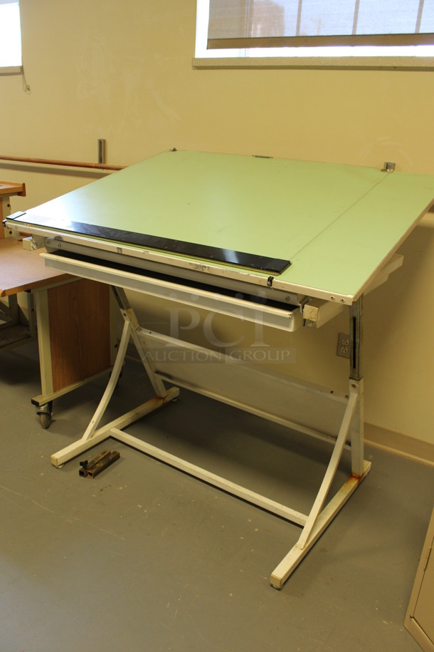 Drafting Table. 50x38x50. (Room 130) - Image 3 of 5