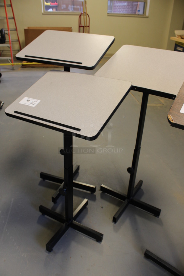 ALL ONE MONEY! Lot of 3 Gray Podiums. Includes 20x16x45. (Room 130) - Image 4 of 5