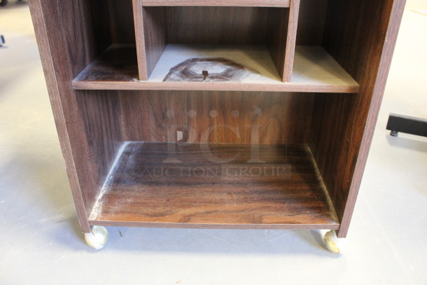 Wood Pattern Transport Cart on Casters. 19x12x25.5. (Room 130) - Image 4 of 5