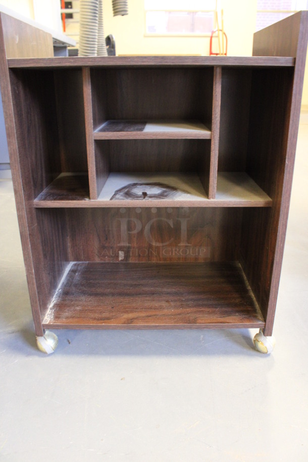 Wood Pattern Transport Cart on Casters. 19x12x25.5. (Room 130) - Image 5 of 5