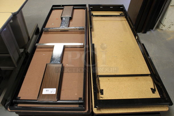 ALL ONE MONEY! Lot of 7 Various Folding Tables! Includes 72x24x29. (Room 130) - Image 3 of 5