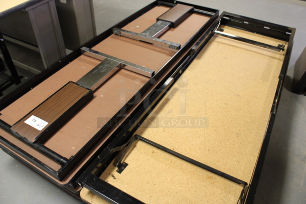 ALL ONE MONEY! Lot of 7 Various Folding Tables! Includes 72x24x29. (Room 130) - Image 5 of 5