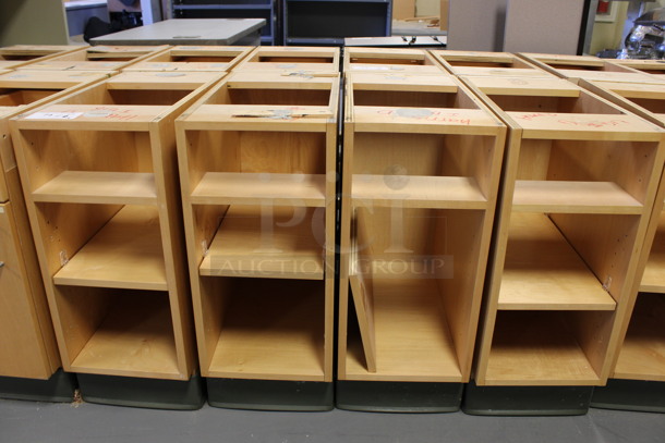 4 Wooden Cabinet Frames. 12x24.5x29. 4 Times Your Bid! (Room 130) - Image 1 of 5