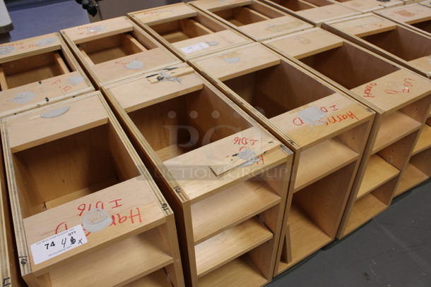 4 Wooden Cabinet Frames. 12x24.5x29. 4 Times Your Bid! (Room 130) - Image 3 of 5