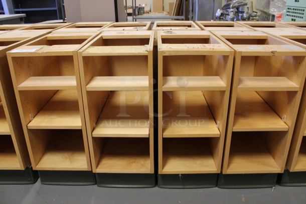 4 Wooden Cabinet Frames. 12x24.5x29. 4 Times Your Bid! (Room 130) - Image 1 of 5