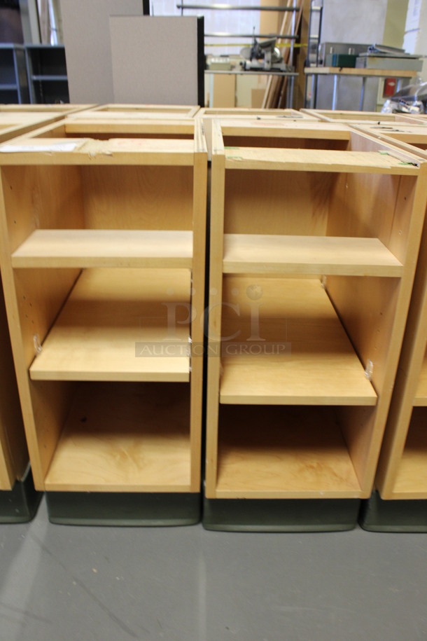 4 Wooden Cabinet Frames. 12x24.5x29. 4 Times Your Bid! (Room 130) - Image 2 of 5
