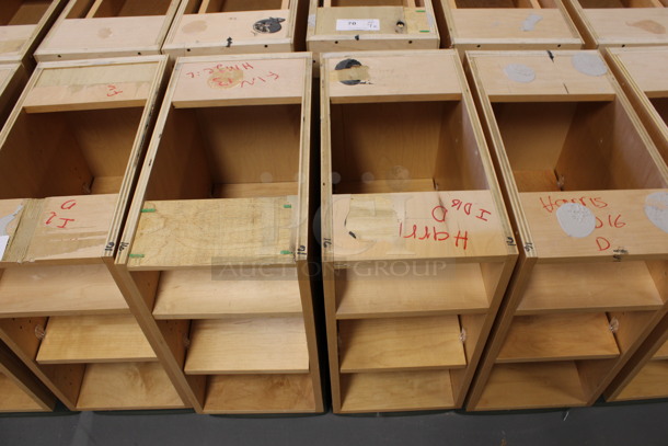 4 Wooden Cabinet Frames. 12x24.5x29. 4 Times Your Bid! (Room 130) - Image 5 of 5