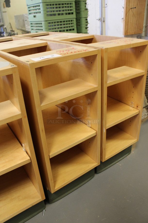 2 Wooden Cabinet Frames. 12x24.5x29. 2 Times Your Bid! (Room 130) - Image 2 of 5