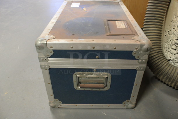 Blue Trunk w/ Handles. 26x16x15. (Room 130) - Image 6 of 6