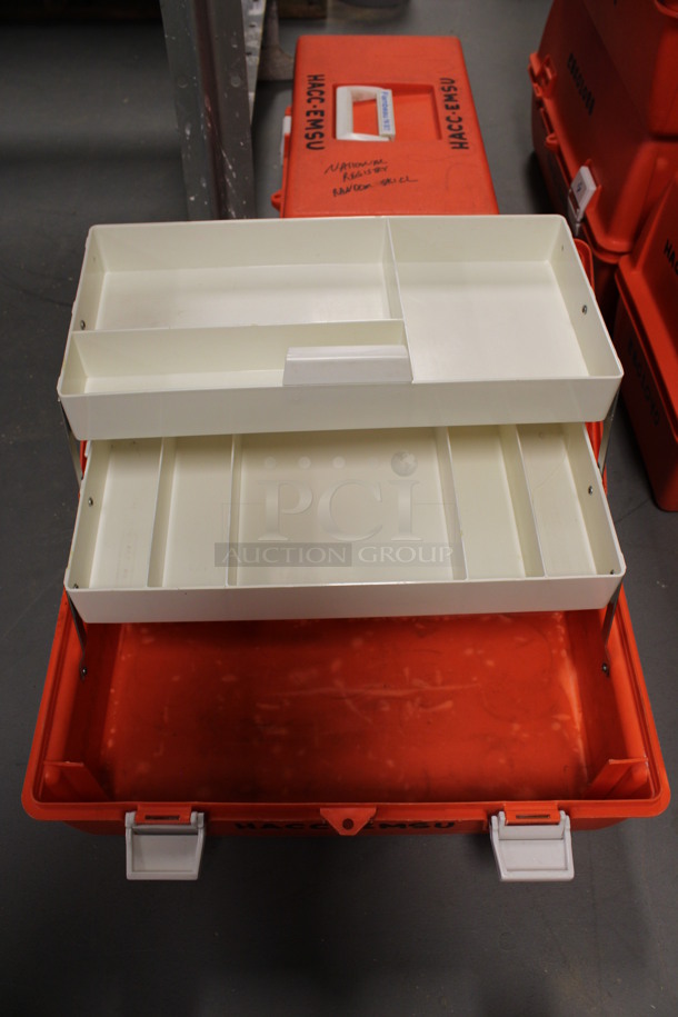 3 Flambeau PM1872 Orange Poly Boxes. 17x9.5x9. 3 Times Your Bid! (Room 130) - Image 2 of 4