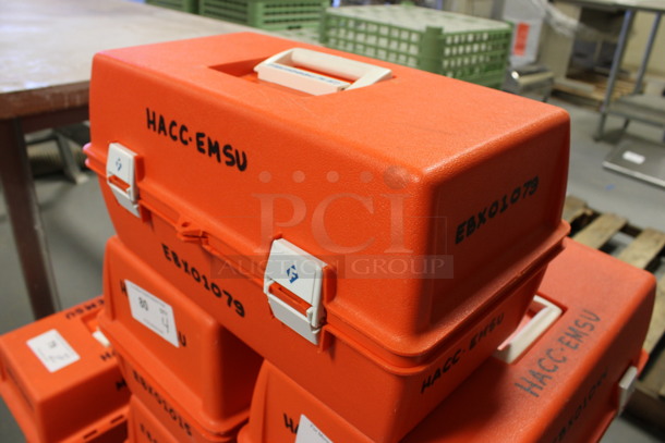 3 Flambeau PM 2072 Orange Poly Boxes. 19x10.5x10. 3 Times Your Bid! (Room 130) - Image 4 of 7