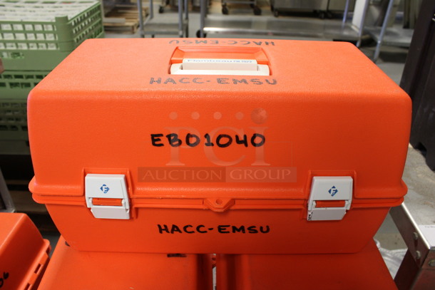 3 Flambeau PM 2072 Orange Poly Boxes. 19x10.5x10. 3 Times Your Bid! (Room 130) - Image 5 of 7