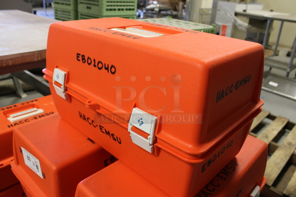 3 Flambeau PM 2072 Orange Poly Boxes. 19x10.5x10. 3 Times Your Bid! (Room 130) - Image 6 of 7