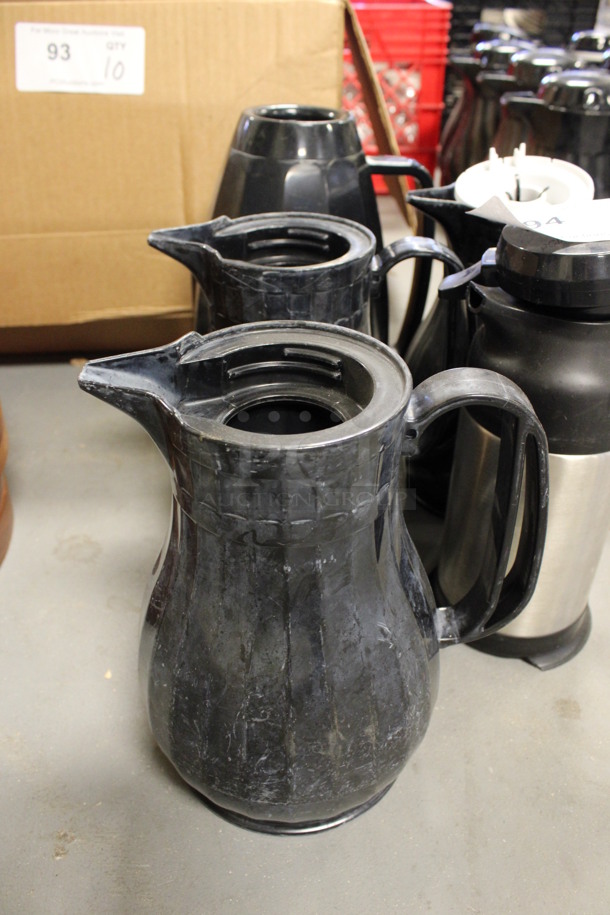 5 Black Poly Coffee Urns. Includes 7x6x10. 5 Times Your Bid! (Room 130) - Image 2 of 3