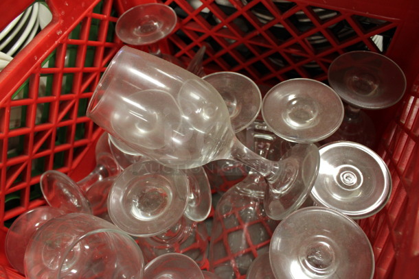 ALL ONE MONEY! Lot of 18 Wine Glasses! Includes 3x3x6.5. (Room 130) - Image 2 of 2