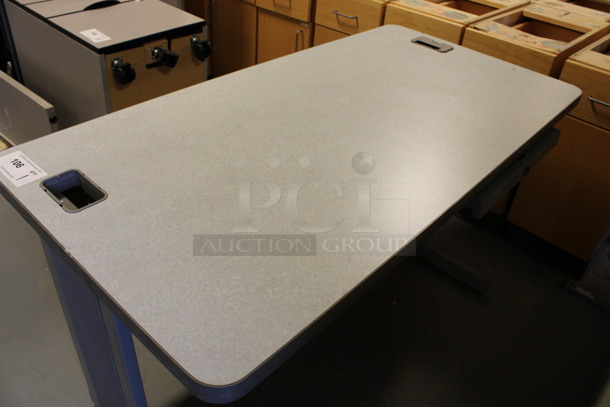 Gray Desk. 48x24x29. (Room 130) - Image 3 of 3