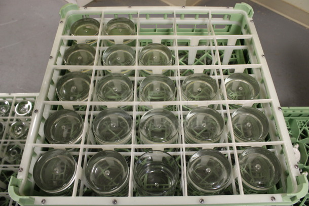 25 Beverage Glasses in Dish Caddy. 3.25x3.25x4. 25 Times Your Bid! (Room 130) - Image 3 of 3