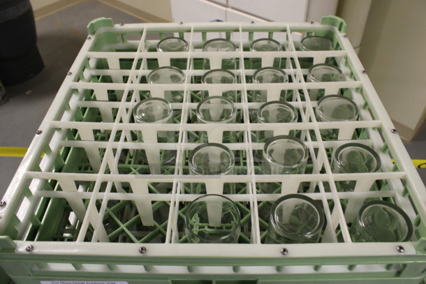 25 Beverage Glasses in Dish Caddy. 2.5x2.5x3.75. 25 Times Your Bid! (Room 130) - Image 3 of 3