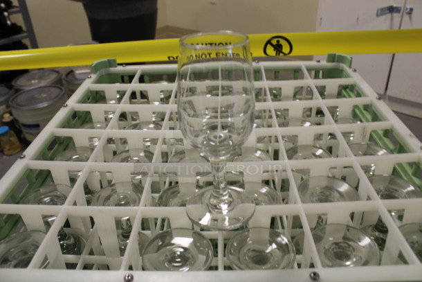 25 Wine Glasses in Dish Caddy. 2.5x2.5x6.25. 25 Times Your Bid! (Room 130) - Image 2 of 4