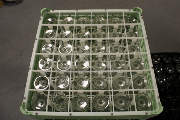 25 Wine Glasses in Dish Caddy. 2.5x2.5x6.25. 25 Times Your Bid! (Room 130) - Image 4 of 4