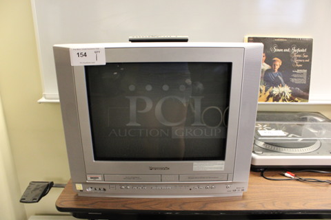 Panasonic Model PV-DF2036M 21" Television w/ Built In DVD and VCR Players. 120 Volts, 1 Phase. (2nd Floor: Room 220)