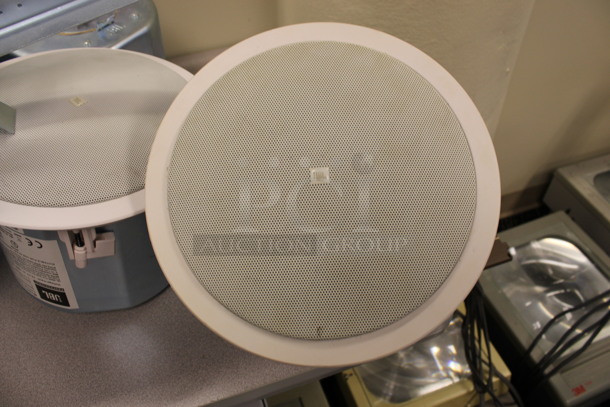 9 JBL Model 26CT Ceiling Loudspeakers w/ Metal Flush Ceiling Mount Brackets. 10x10x8.  9 Times Your Bid! (2nd Floor: Room 220) - Image 2 of 5
