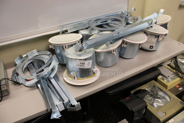 9 JBL Model 26CT Ceiling Loudspeakers w/ Metal Flush Ceiling Mount Brackets. 10x10x8.  9 Times Your Bid! (2nd Floor: Room 220) - Image 5 of 5