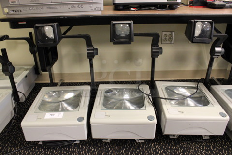 3 3M Poly Countertop Projectors. 15.5x17x23. 3 Times Your Bid! (2nd Floor: Room 220)