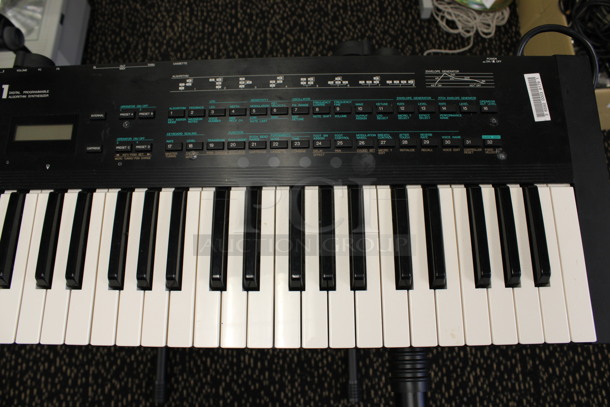 Yamaha Model DX11 Keyboard on Stand w/ 4 Music Books.120 Volts, 1 Phase. 35.5x11x2, 21x20x34. (2nd Floor: Room 220) - Image 6 of 10