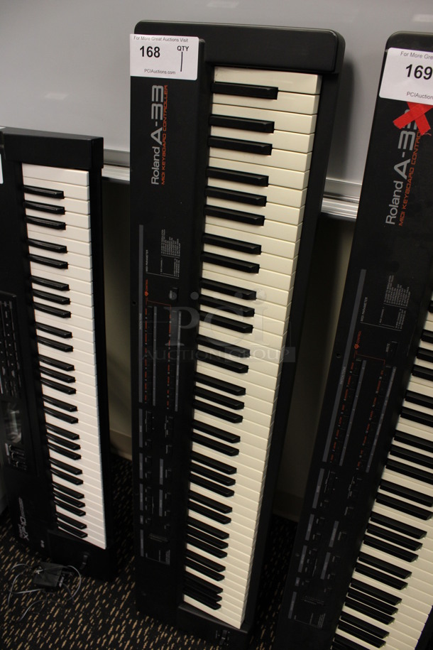 Roland Model A-33 Keyboard. 120 Volts, 1 Phase. 47x10.5x3.5. (2nd Floor: Room 220) - Image 2 of 8