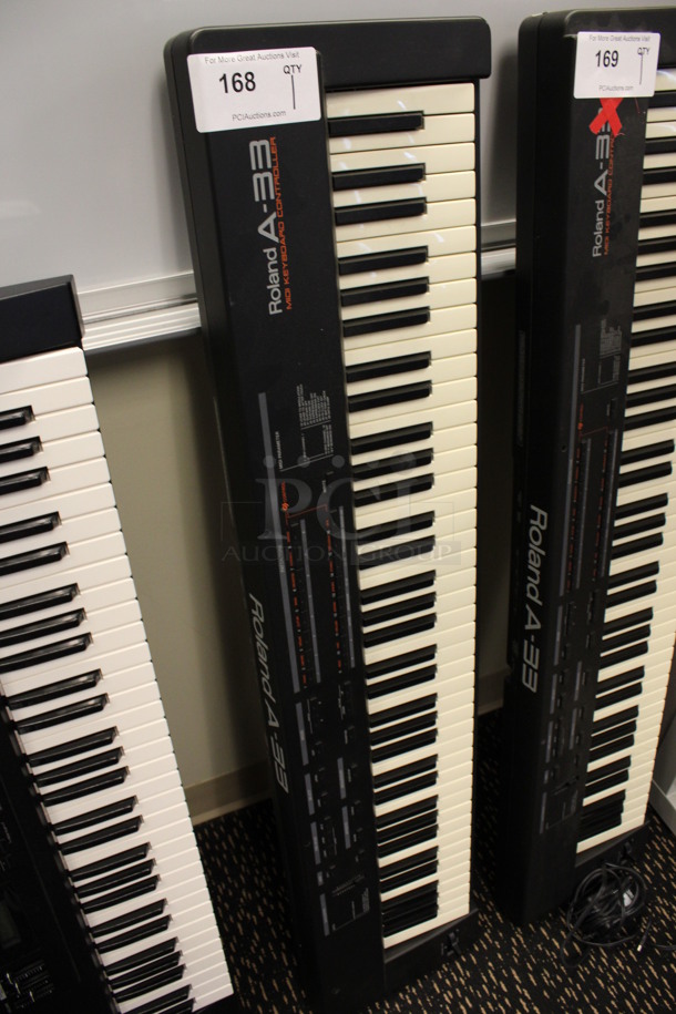 Roland Model A-33 Keyboard. 120 Volts, 1 Phase. 47x10.5x3.5. (2nd Floor: Room 220) - Image 3 of 8