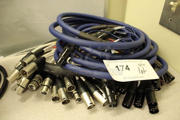 ALL ONE MONEY! Lot of Stage Snake Cables! (2nd Floor: Room 220)