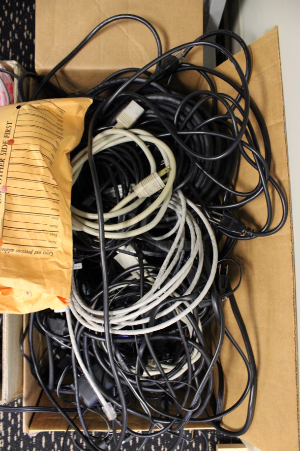 ALL ONE MONEY! Lot of 2 Boxes of Various Wires! (2nd Floor: Room 220) - Image 2 of 4
