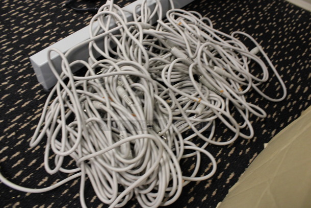ALL ONE MONEY! Lot of 2 Boxes of Various Wires and Speaker Frame! (2nd Floor: Room 220) - Image 2 of 5