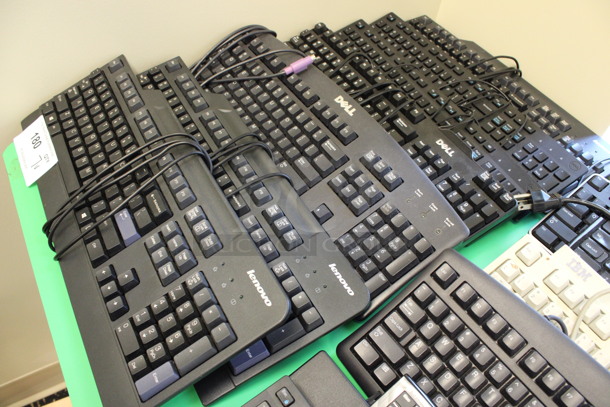 7 Various Computer Keyboards Including Lenovo and Dell. Includes 18x7.5x1. 7 Times Your Bid! (2nd Floor: Room 220) - Image 4 of 4