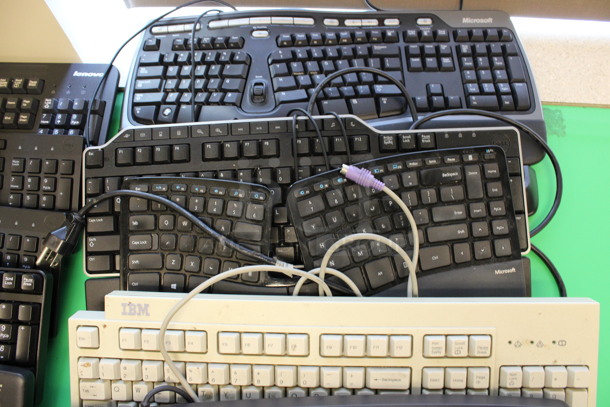 7 Various Computer Keyboards Including IBM and Dell. Includes 18x7.5x1. 7 Times Your Bid! (2nd Floor: Room 220) - Image 4 of 4