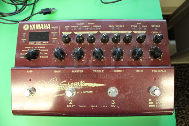 Yamaha DG Stomp Guitar Pre Amplifier. 11x7x2.5. (2nd Floor: Room 220)
