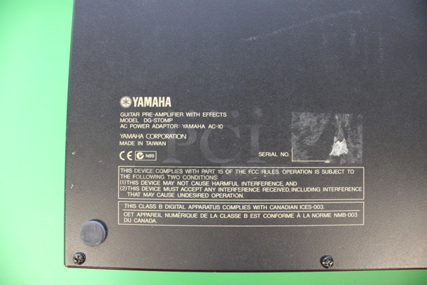Yamaha DG Stomp Guitar Pre Amplifier. 11x7x2.5. (2nd Floor: Room 220) - Image 6 of 6