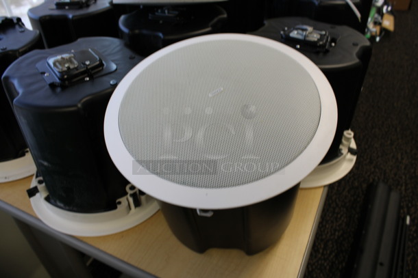 10 Tannoy Model CVS 6 Ceiling Loudspeakers w/ Metal Flush Ceiling Mount Brackets. 11x11x10. 10 Times Your Bid! (2nd Floor: Room 220) - Image 2 of 5