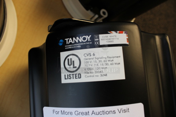 10 Tannoy Model CVS 6 Ceiling Loudspeakers w/ Metal Flush Ceiling Mount Brackets. 11x11x10. 10 Times Your Bid! (2nd Floor: Room 220) - Image 5 of 5