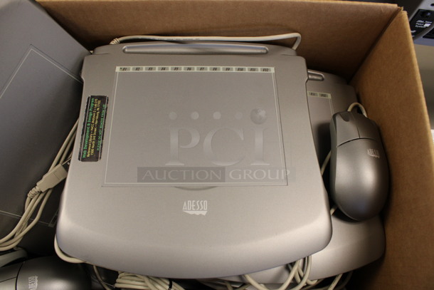 ALL ONE MONEY! Lot of 21 Adesso Model CyberTablet 6400 Tablet and 21 Adesso Mice. 9x9x0.5, 2.5x4.5x1.5. (2nd Floor: Room 220) - Image 2 of 5