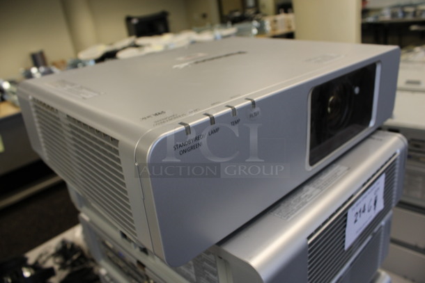 6 Panasonic Model PT-F300NTU LCD Projectors. 100-240 Volts, 1 Phase. 17x13x5. 6 Times Your Bid! (2nd Floor: Room 220) - Image 2 of 5