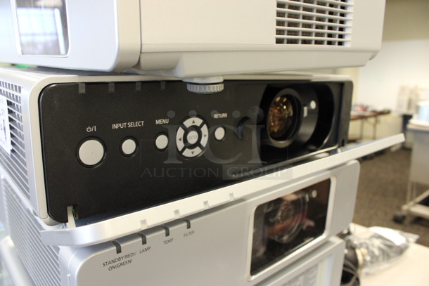 6 Panasonic Model PT-F300NTU LCD Projectors. 100-240 Volts, 1 Phase. 17x13x5. 6 Times Your Bid! (2nd Floor: Room 220) - Image 4 of 5