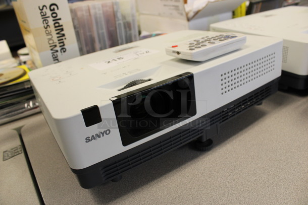 Sanyo Model PLC-XK3010 Projector w/ Remote. 10-120 Volts, 1 Phase. 13x10x4. (2nd Floor: Room 220) - Image 2 of 4