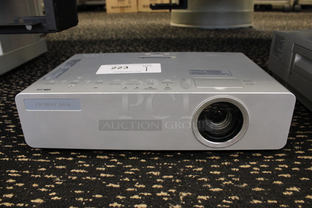 Panasonic Model PT-LB90NTU LCD Projector. 100-240 Volts, 1 Phase. 14.5x9.5x4. (2nd Floor: Room 220)